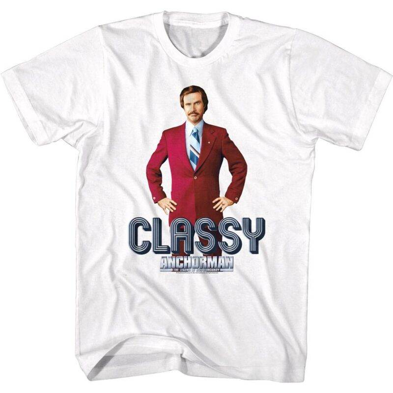 Anchorman Ron Burgundy Classy Men’s T Shirt