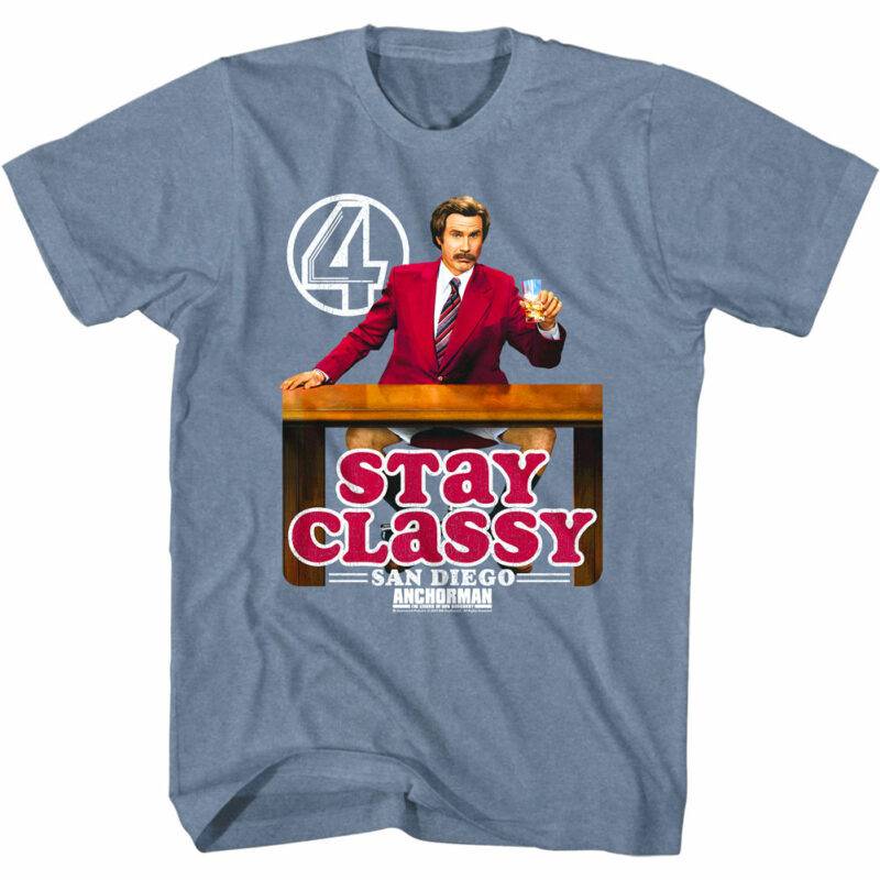 Anchorman Stay Classy San Diego Men’s T Shirt