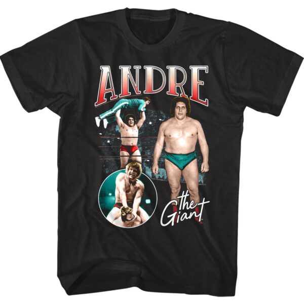 Andre The Giant Wrestling Montage Men’s T Shirt