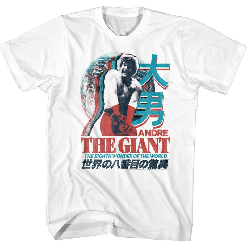 Andre The Giant 3D Japanese Poster Men’s T Shirt