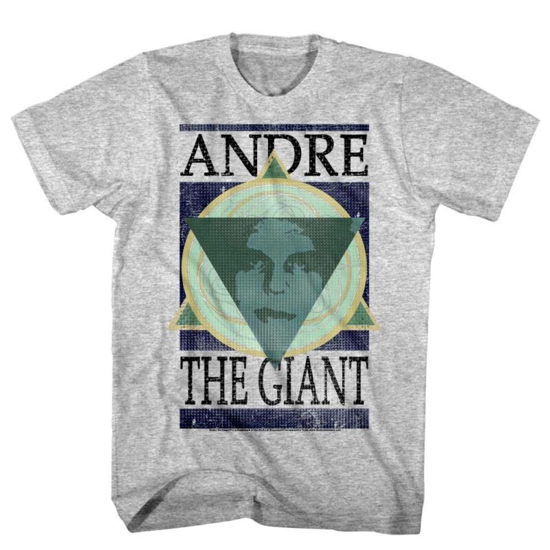 Andre the Giant Triangle Obey Face Men’s T Shirt