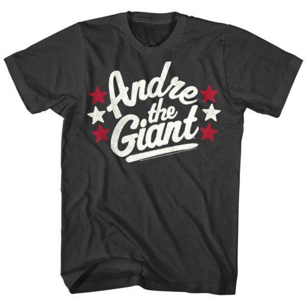 Andre the Giant Retro Stars Logo Men’s T Shirt