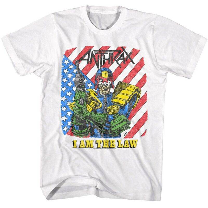 Anthrax I Am The Law T-Shirt