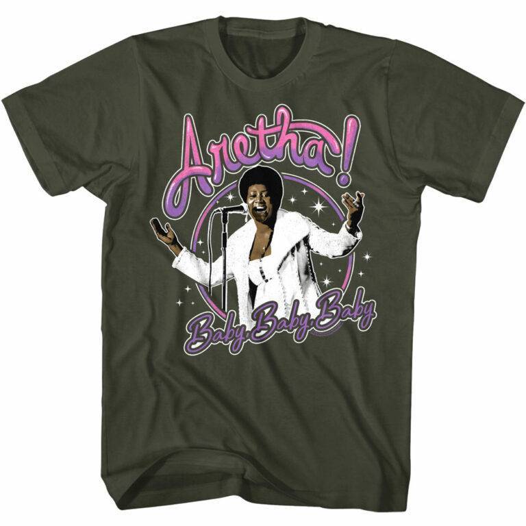 Aretha Franklin Baby Baby Baby Men’s T Shirt