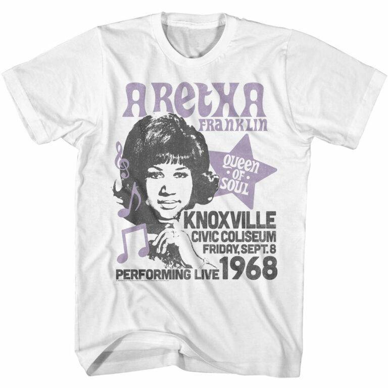 Aretha Franklin Knoxville 1968 Men’s T Shirt