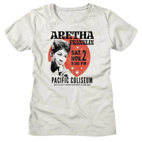 Aretha Franklin Pacific Coliseum Women’s T Shirt