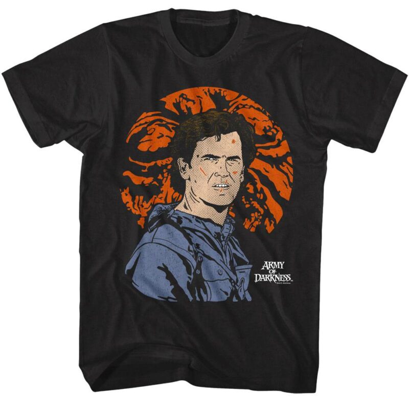 Army of Darkness Ash Blood Moon Men’s T Shirt
