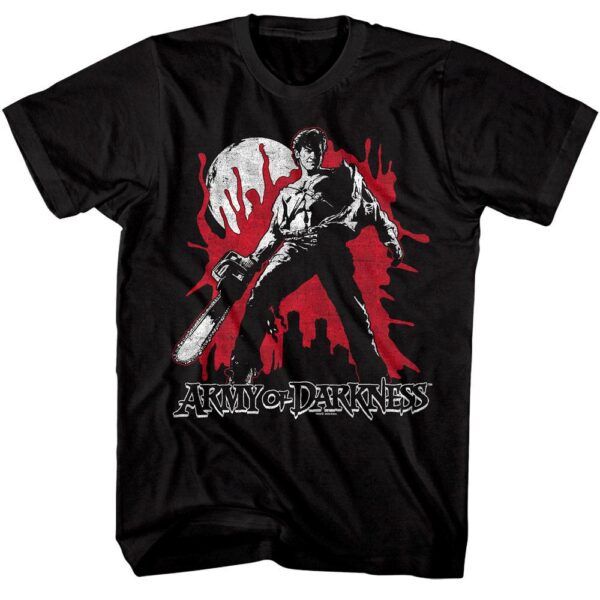Army of Darkness Bloody Chainsaw Men’s T Shirt