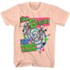 B52s Shake that Cosmic Thang Peachy Men’s T Shirt