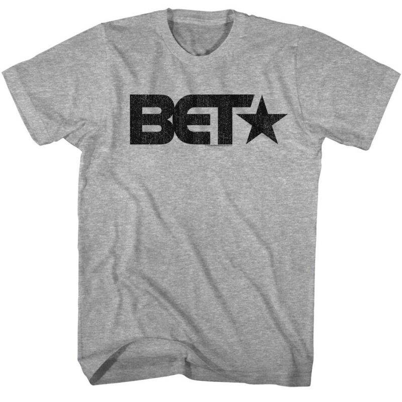 BET Vintage Logo Men’s Heather T Shirt