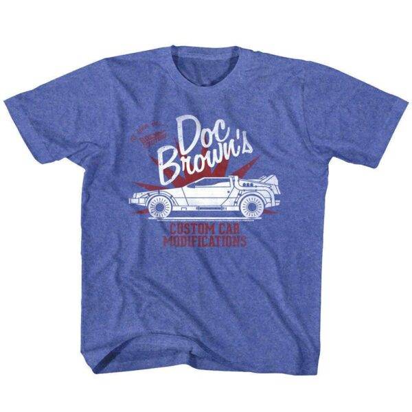 Back to The Future Doc Brown's Custom Cars T-Shirt