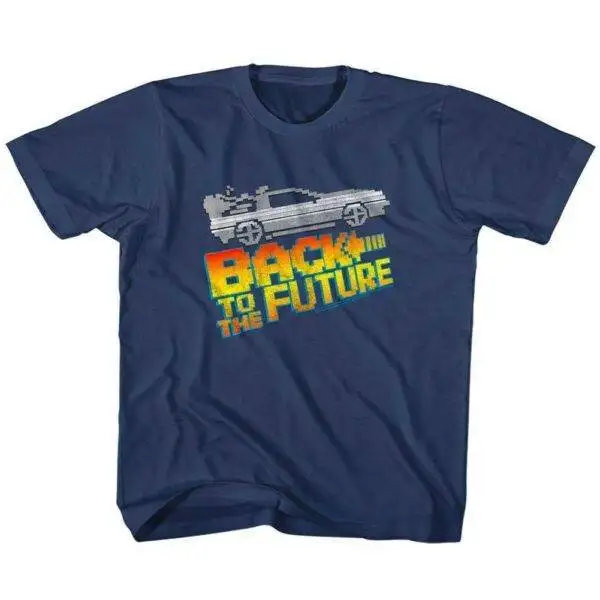 Back to The Future 8Bit Pixel Car T-Shirt