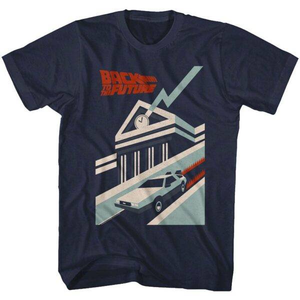 Back to The Future Deco Art T-Shirt