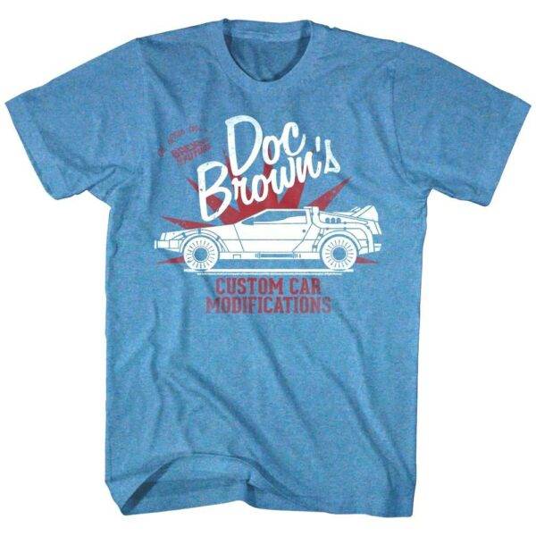 Back to The Future Doc Brown's Custom Cars T-Shirt