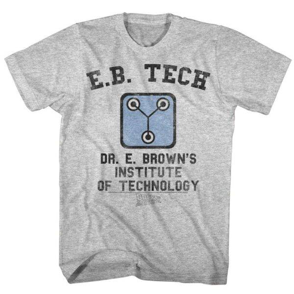 Back to The Future Dr Emmett Brown EB Tech T-Shirt