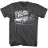 Back to The Future DeLorean by Moonlight T-Shirt