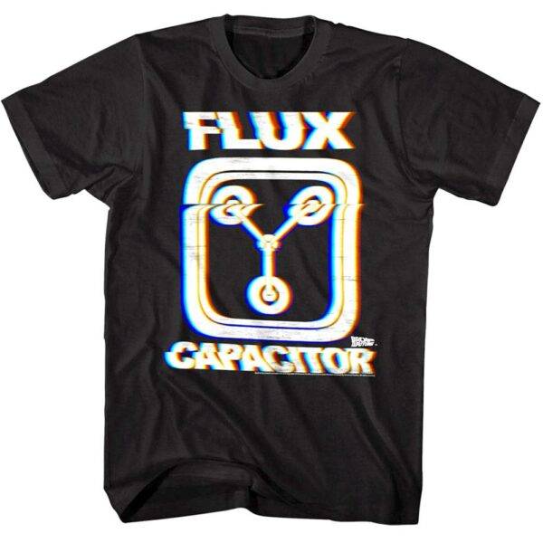 Back to The Future Flux Capacitor Glitch T-Shirt