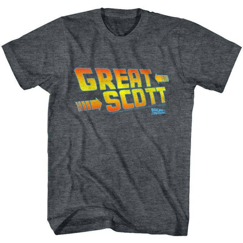 Back to The Future Great Scott Logo T-Shirt