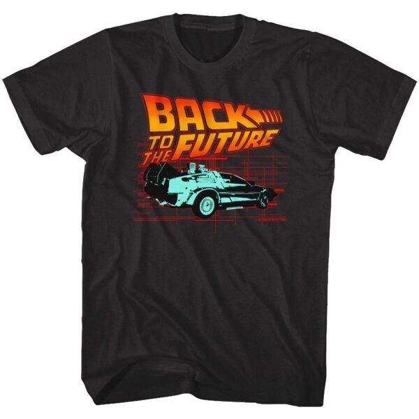 Back to The Future Lasers Delorean T-Shirt