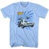 Back to The Future Blue Lightning T-Shirt