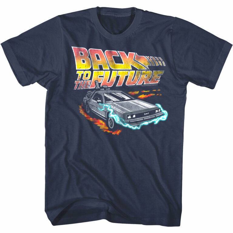 Back to The Future Delorean Time Machine T-Shirt