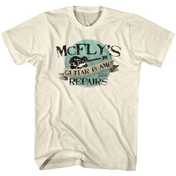 Back to The Future McFly's Guitar and Amp Repairs T-Shirt