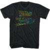 Back to The Future Neon Highlight Delorean T-Shirt