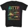 Back to The Future Rainbow Blueprints T-Shirt