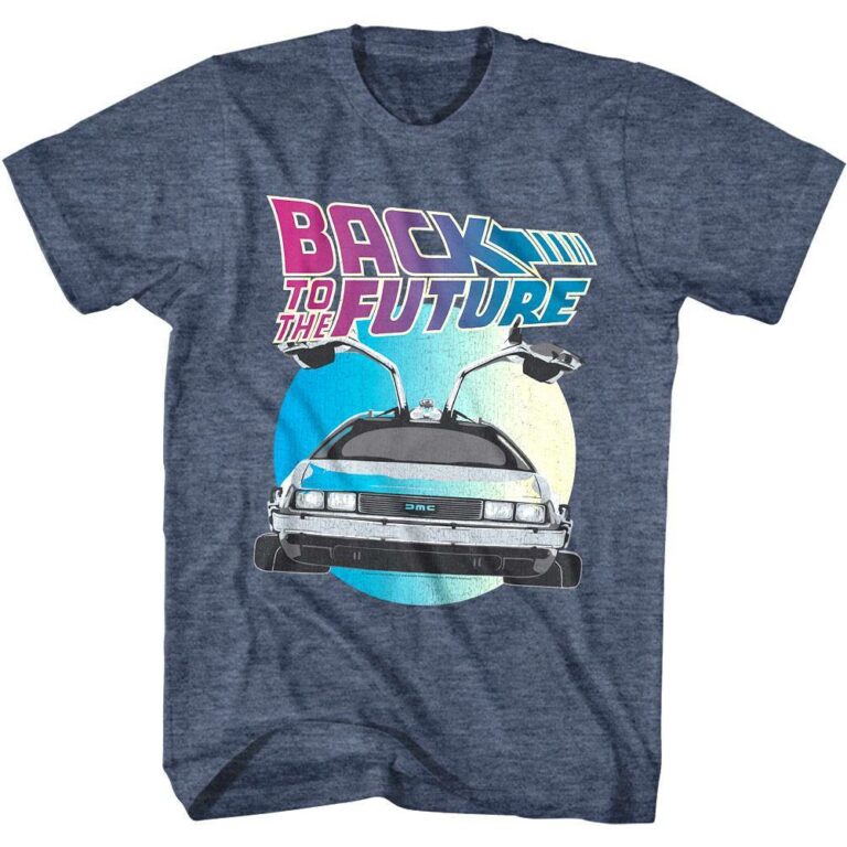 Back to The Future Blue Moon Delorean T-Shirt