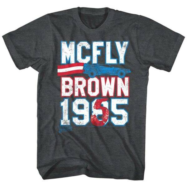 Back to The Future Vote President McFly Brown T-Shirt