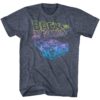 Back to The Future Neon Rainbow Car T-Shirt