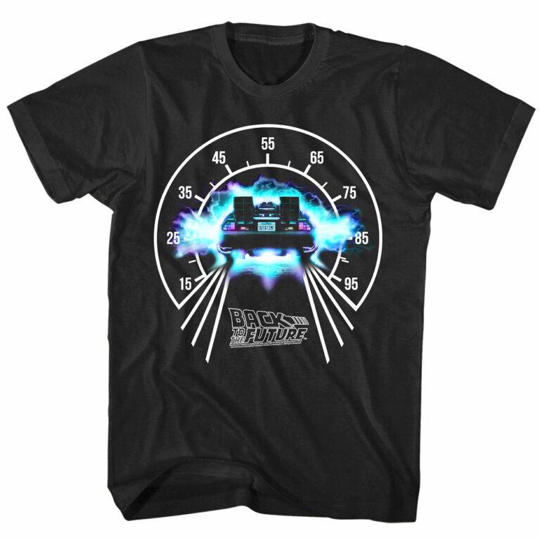 Back to The Future DeLorean Speedometer T-Shirt