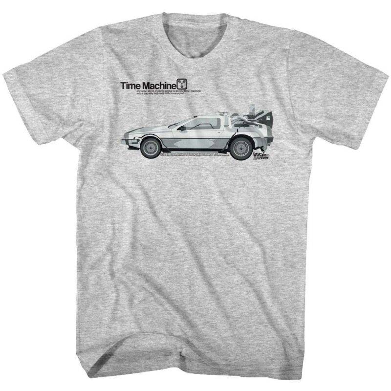 Back to The Future Car Manual T-Shirt