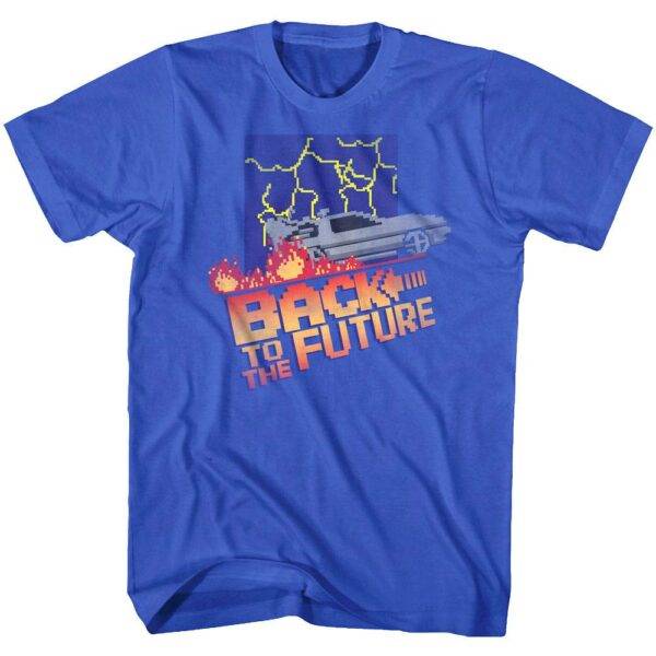 Back to The Future DeLorean 8Bit Pixel T-Shirt