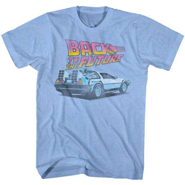 Back to The Future Pastel DeLorean T-Shirt