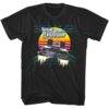 Back to The Future 80's Synthwave Sunset T-Shirt