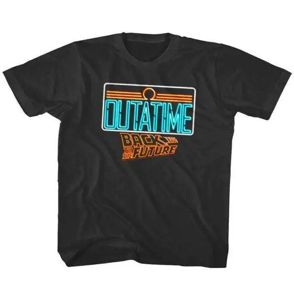 Back to The Future Neon OUTATIME T-Shirt