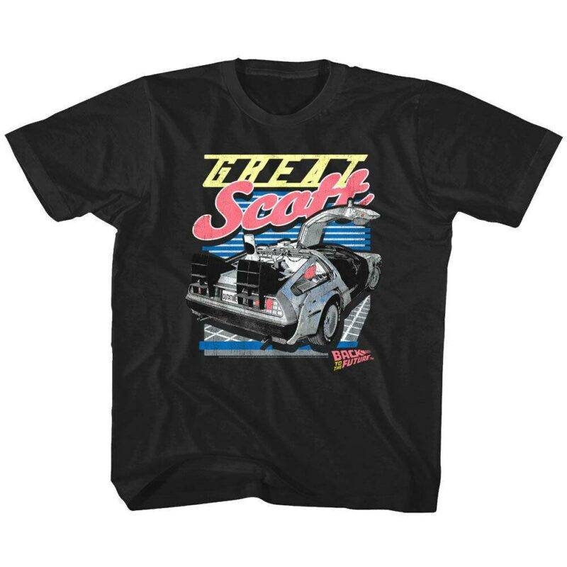 Back to The Future Great Scott DeLorean T-Shirt