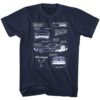 Back to the Future Delorean Blueprints T-Shirt