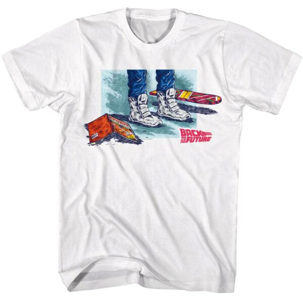 Back to The Future Footwear & Hoverboard T-Shirt