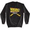 Back to The Future Flaming DeLorean Sweater