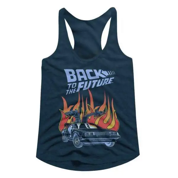 Back to The Future DeLorean Flames T-Shirt