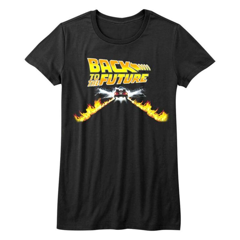 Back to the Future Flaming Trails T-Shirt