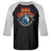 Bad Company Wolf Head 74 Baseball Shirt