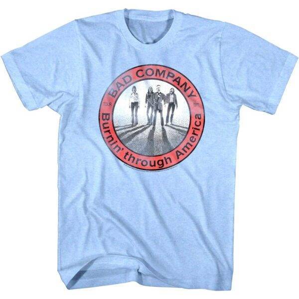Bad Company Burning Through America Tour 1977 Men’s T Shirt
