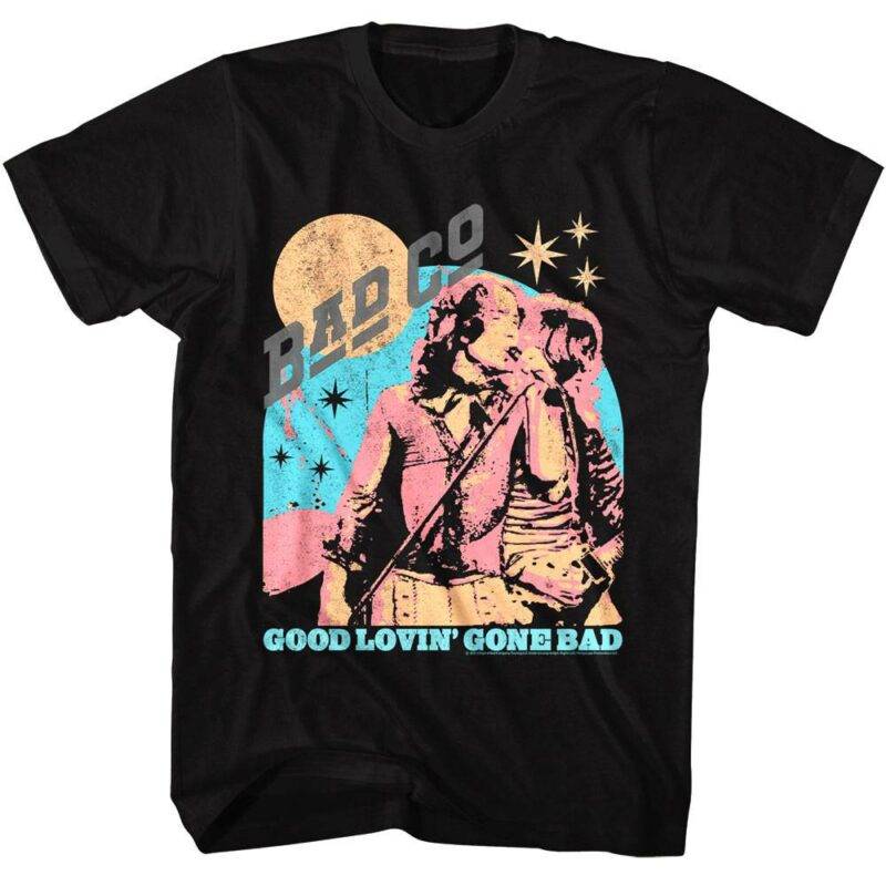 Bad Company Good Lovin Gone Bad Stars Men’s T Shirt