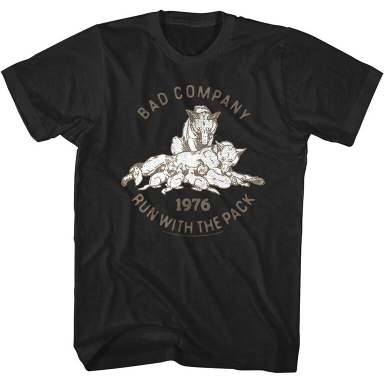 Bad Company Wolf Mother Run with the Pack Men’s T Shirt