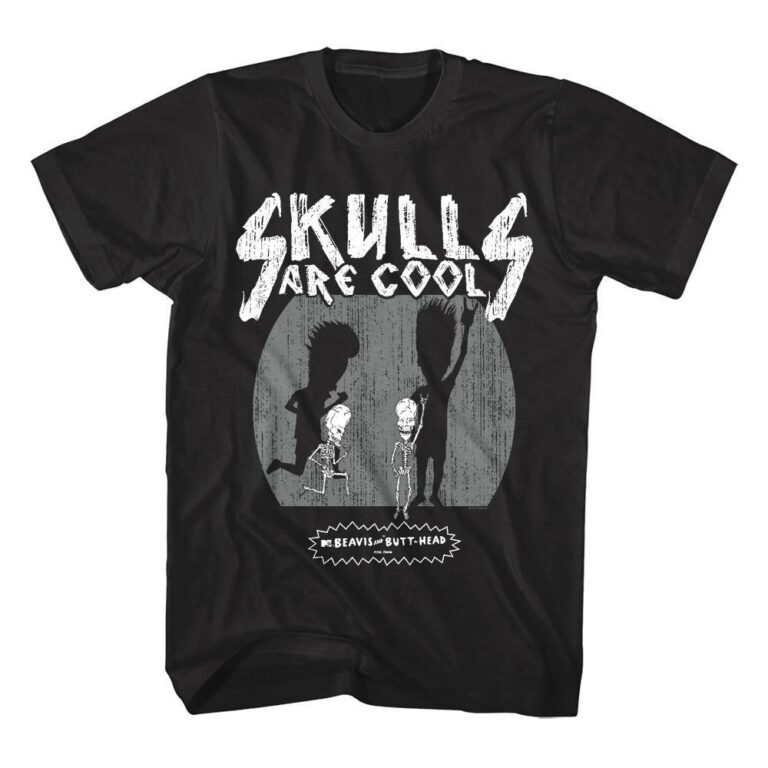 Beavis and Butthead Skulls are Cool Men’s T Shirt