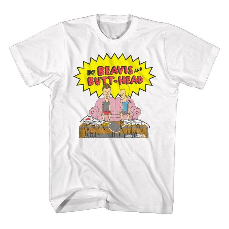 Beavis and Butthead Sofa King Cool Men’s T Shirt