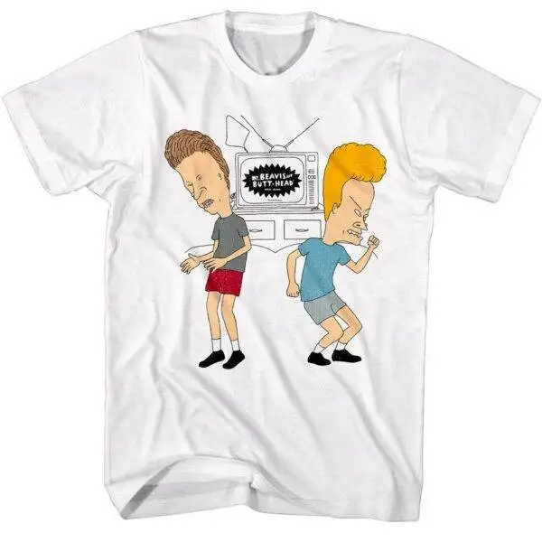 Beavis and Butthead Dancing to Old TV Men’s T Shirt